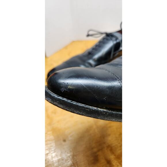 Allen Edmonds Park Avenue Men’s Black Cap Toe Dress Oxfords Size 11 B Scuffs